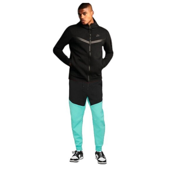 Nike Tech Fleece Mens Size 2XL Sweatsuit Matching Outfit Hoodie Set Teal Aqua - Picture 11 of 11